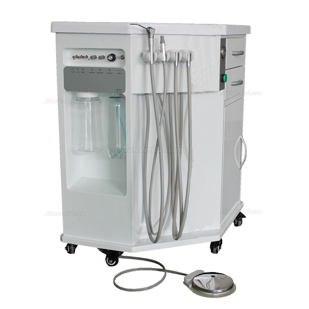 GREELOY®P211 Dental All in One Delivery System Cart Unit Dentistry Equipment Fiber Optic
